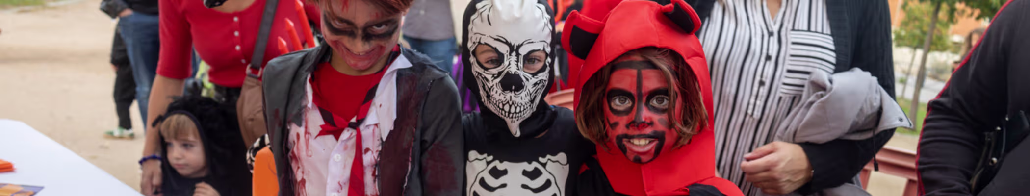 Nens disfrassats de Halloween